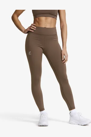RevolutionRace Flow High-waisted Leggings Damskie Hot Fudge