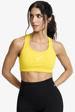 RevolutionRace RVRC Sports Bra Damskie Mango Mint