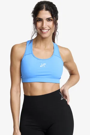 RevolutionRace RVRC Sports Bra Damskie Azure Blue