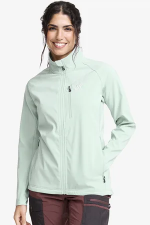 RevolutionRace Exciter Light Softshell Jacket Damskie Gray Mist