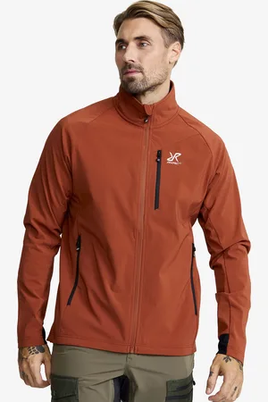 RevolutionRace Exciter Light Softshell Jacket Męskie Rusty Orange
