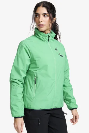 RevolutionRace Flatter Insulated Jacket Damskie Green Spruce