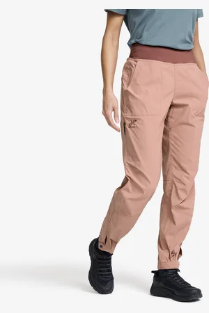 RevolutionRace Breezy Ankle Outdoor Pants Damskie Nostalgia Rose