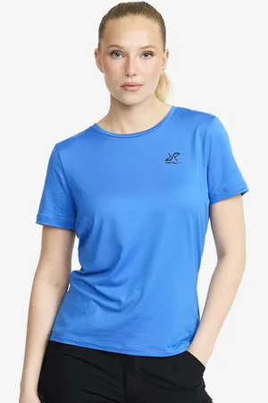 RevolutionRace Mission T-shirt Damskie French Blue