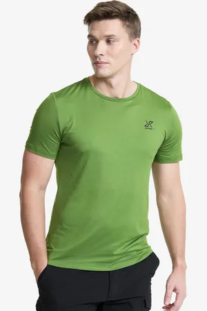 RevolutionRace Mission Slim Fit T-shirt Męskie Cactus Green