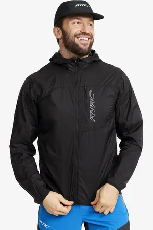 RevolutionRace Speed Hooded Windbreaker Męskie Black