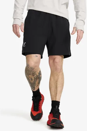 RevolutionRace Rise 2-in-1 Shorts Męskie Black
