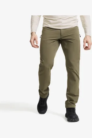 RevolutionRace Explorer Outdoor Jeans Męskie Light Moss Gray