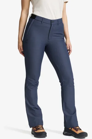 RevolutionRace Journey High-waist Pants Damskie Dark Blue Melange