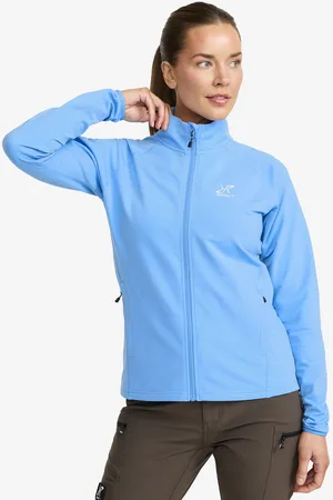 RevolutionRace Evolution Light Stretch Fleece Damskie Azure Blue