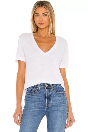 MONROW Oversized V Neck Tee