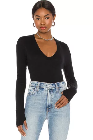 ENZA COSTA Cashmere Fitted V Neck Sweater