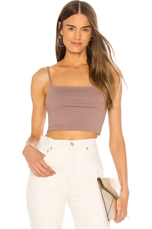 Susana Monaco Thin Strap Crop Tank