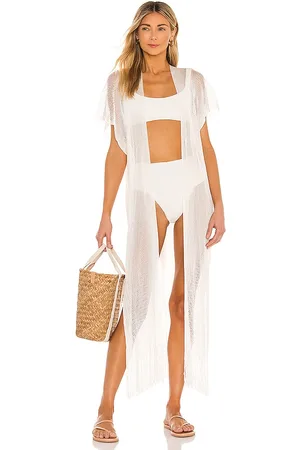 Luli Fama Fringe Caftan