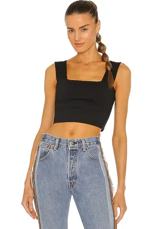 Susana Monaco Wide Strap Crop Top