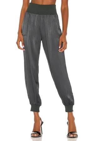 Bobi BLACK Sleek Textured Pant