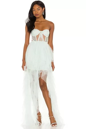 For Love & Lemons X REVOLVE Bustier Hi Low Gown