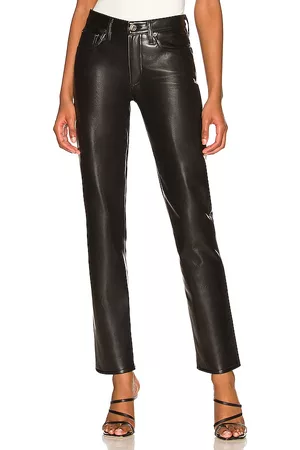 AGOLDE Recycled Leather Lyle Low Rise Slim