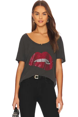 LAUREN MOSHI Delara Crystal Biting Lip Top