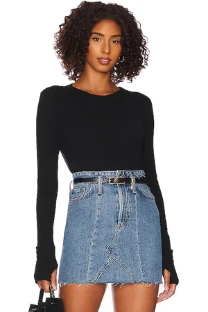 ENZA COSTA Cashmere Easy Cuffed Crew