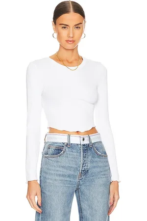 LnA Arya Cropped Long Sleeve Top
