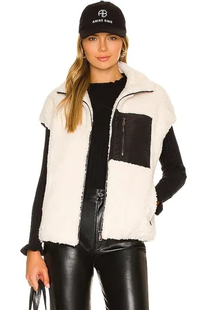 Adrienne Landau Faux Lamb Vest