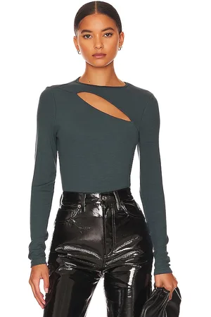 LA Made Verge Peek A Boo Long Sleeve Top