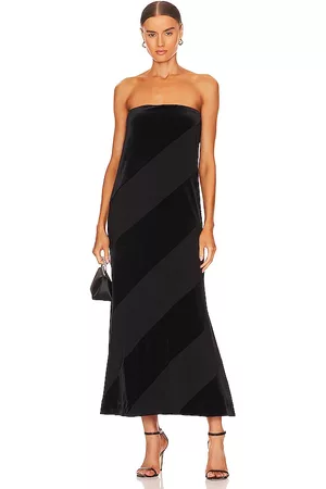 Norma Kamali Spiral Strapless Dress