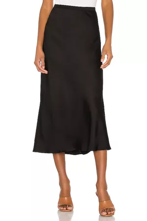 ANINE BING Bar Silk Skirt
