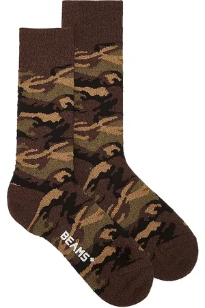 Beams Melange Camo Socks