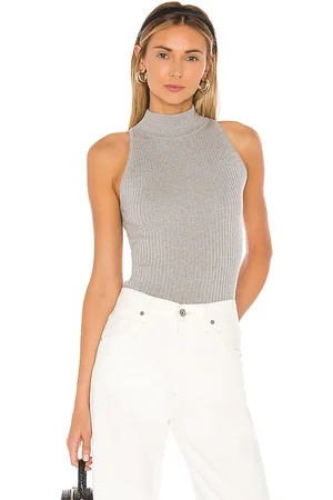 AUTUMN CASHMERE Rib Mock Halter