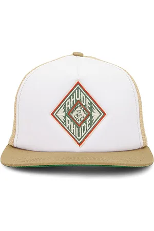 Rhude Diamond Trucker Hat in - Tan. Size all.