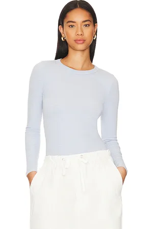 ENZA COSTA Textured Knit Crew Top