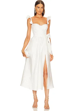 V. Chapman Vera Bustier Midi Dress