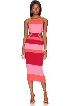 Camila Coelho Emlyn Stripe Knit Dress