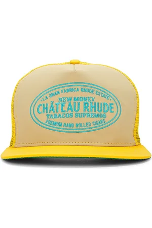 Rhude Chateau Hat in - Yellow. Size all.