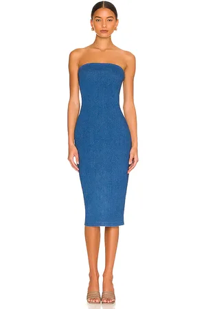 Susana Monaco Strapless Midi Dress