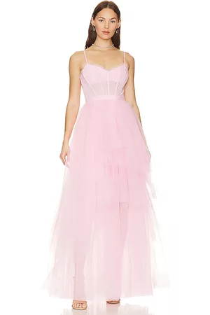 BCBG Max Azria Corset Tiered Gown