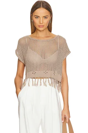 Bobi BLACK Crochet Top