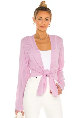 AUTUMN CASHMERE X REVOLVE Tie Front Rib Cardigan