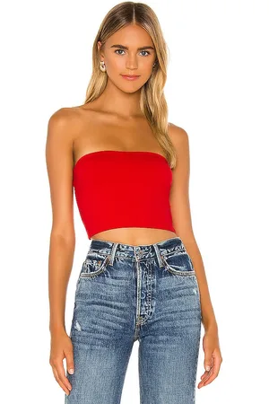 Susana Monaco Strapless Crop Top