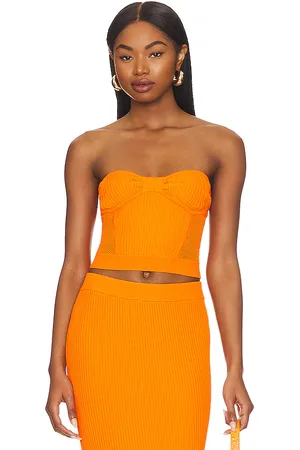 Central Park West Sage Strapless Top