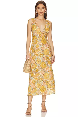 FAITHFULL THE BRAND Venere Midi Dress