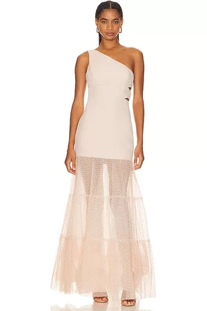 BCBG Max Azria Kobieta Długie - Long Evening Dress in - Blush. Size 0 (also in 2, 4, 6, 8, 10, 12, 14, 16).