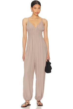 Bobi Black Smocked Jumpsuit