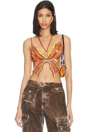 h:ours Carola Embellished Top