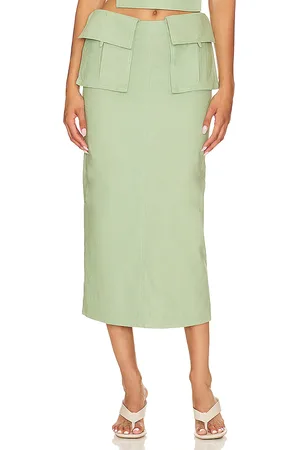 Camila Coelho Rousseau Midi Skirt