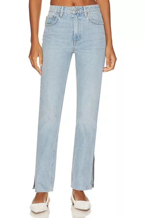 GRLFRND Harlow Petite High Rise Boot With Slit Hem