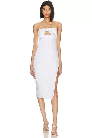 MAJORELLE X Jetset Christina Olive Midi Dress