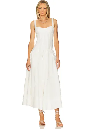 Nicholas Makenna Drop Waist Corset Midi Dress